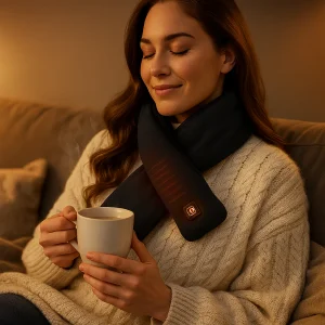 Écharpe Chauffante USB 3 Niveaux de Chaleur